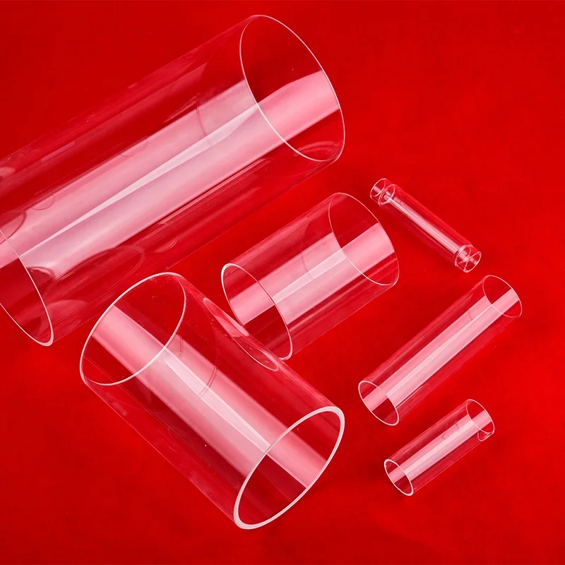 High Quality Clear Quartz Glass Tube Large Diameter Quartz Tube Quartz Glass Pipe