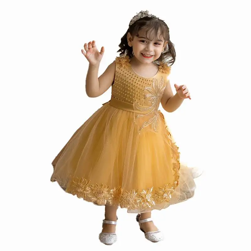 Платье для новорожденных девочек, Летнее мини-платье для крещения, одежда для первого причастия