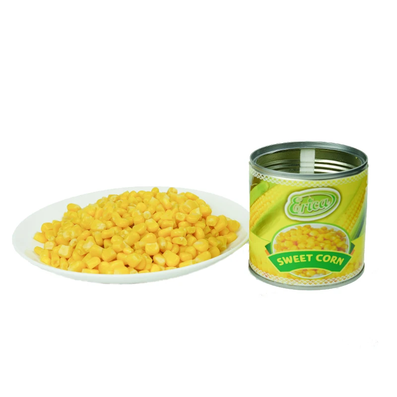 Corn Kernels 184G ODM/OEM Available Easy Open Canned Sweet Corn Export High Quality Sweet Hot Sell China Custom Water FREE CHN