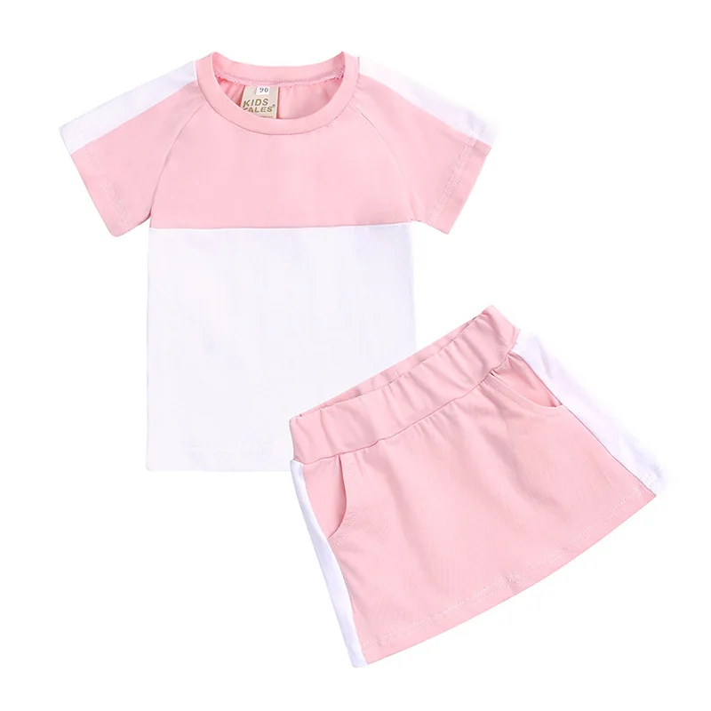 Custom Kids Tales Toddler Summer Fashion Clothing Set Children Boys Girls Bulk Wholesale Blank Kids Clothes Sets Supplier