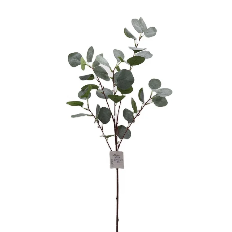 Wedding or home decoration dried eucalyptus leafs artificial eucalyptus leaves fake eucalyptus
