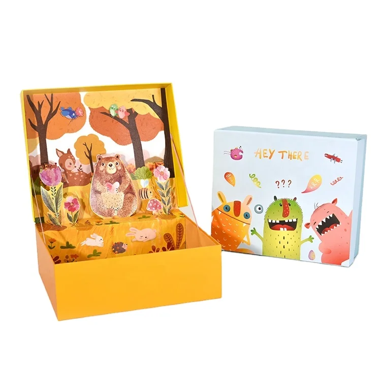 Новинка! 3D подарочная коробка для демонстрации детских игрушек или подарочной упаковки для женщин