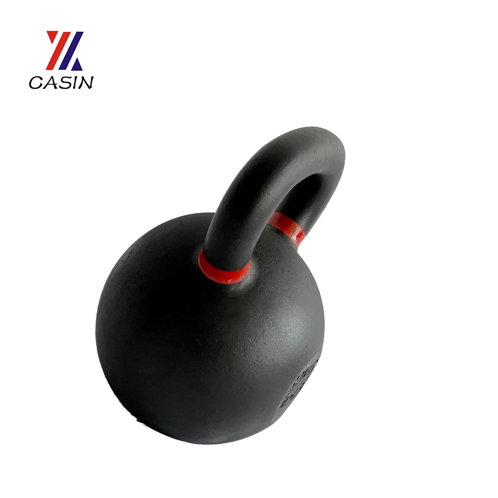 
Cast Iron Powder Coated Black Kettlebell 