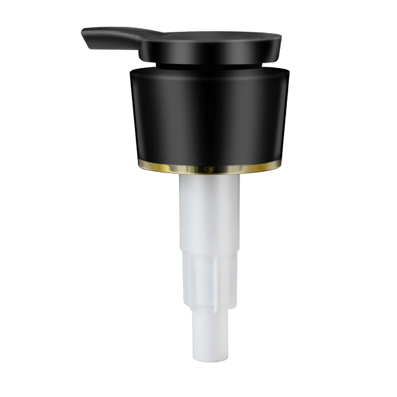 Cosmetic lotion sprayer bottle pump shampoo soap pump PP packing  glass bottle pump 24/410 28/410