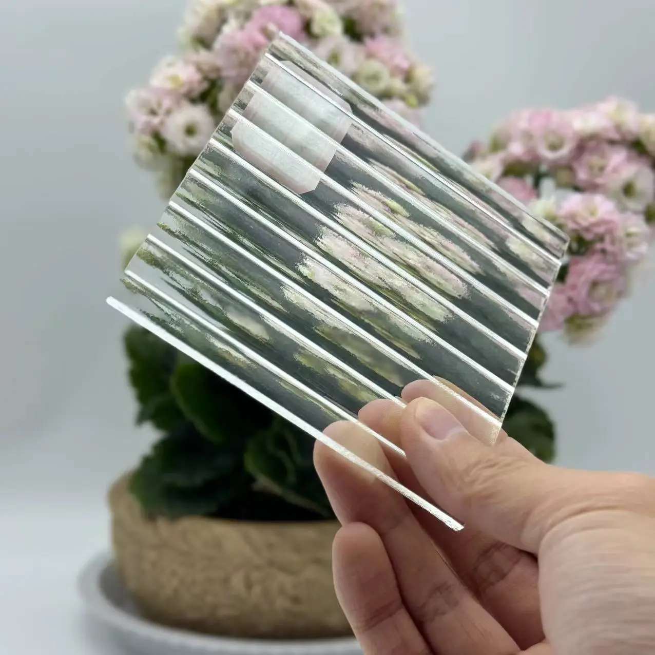 ultra clear Decorative glass Flutelite/MORAN/FYLFOT/Flute/Water wave/Diamond/Aqualite patterned glass sheet