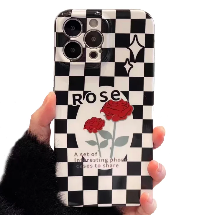 Fashion Plastic Rubber Hard Shell Shockproof Full-Body Protective Phone Case For Iphone X XS Max 7 8 Plus 11 12 13 14 Case