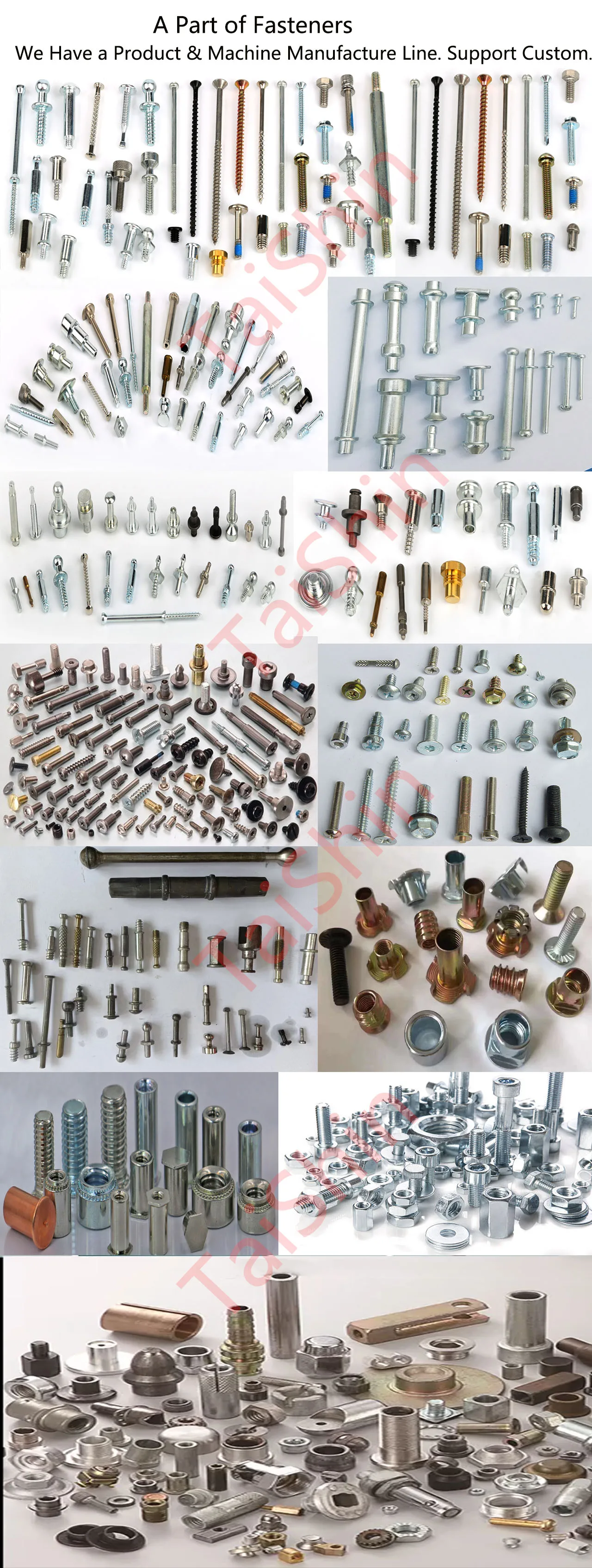 M6 M8 Flat Round Head Bold SS Allen Hex Drive Furniture Bolts Thread Rolling Machine