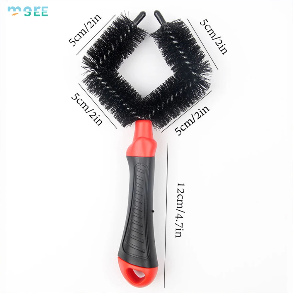 SeeMore 4-Piece Premium Bike Brush Kit Industrial Grade Wire Brush with Durable Nylon Bristles Bike Cleaning Tool