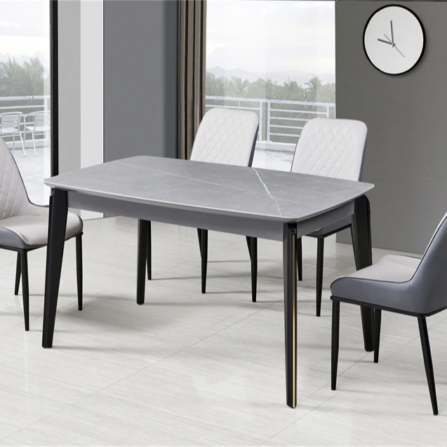 
Modern Home Furniture Durable Dining Table Mable Top Dining Table Wooden Dining Table 