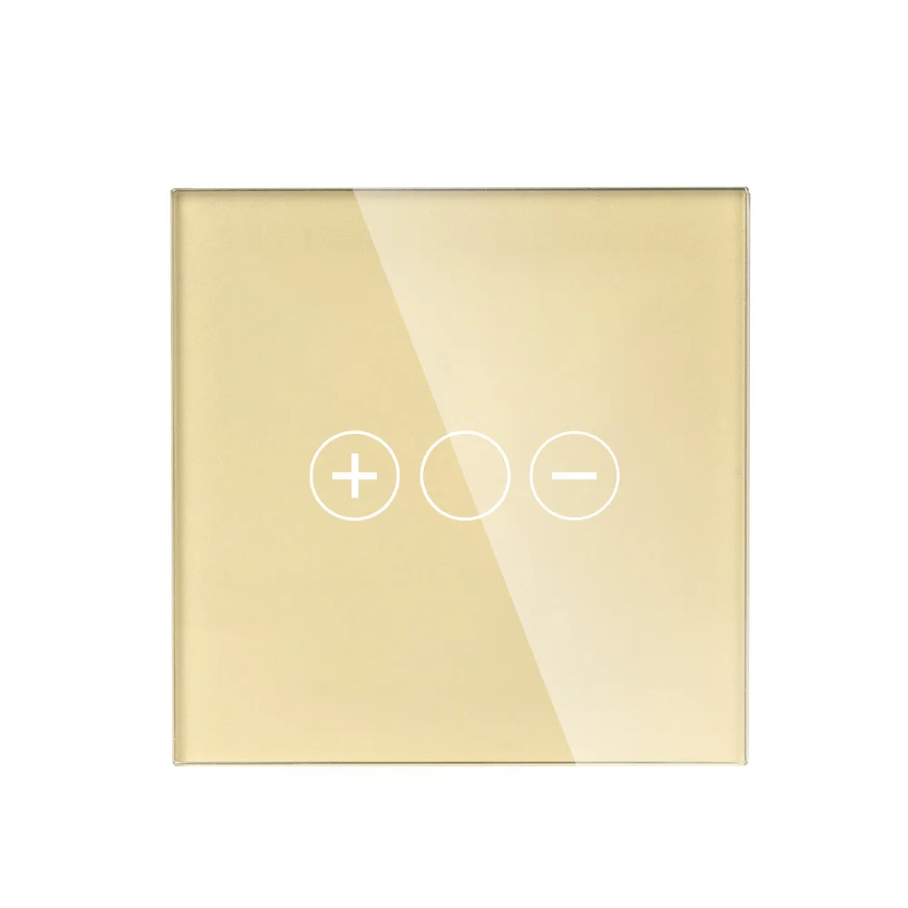 Tuya Smart Voice Control Single Panel Glass Material Zigbee Dimmer Light Switch Intelligent 86 EU Standard Wall Switcher