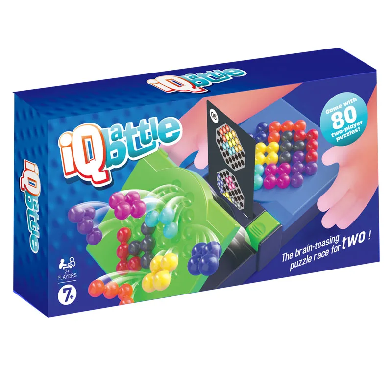 Brain teasing 2 player puzzle race battle iq game for 7+ age kids