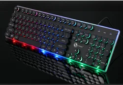 Wholesale Customized Computer laser Gaming Keyboardrgb Gaming Keyboard With LED Light