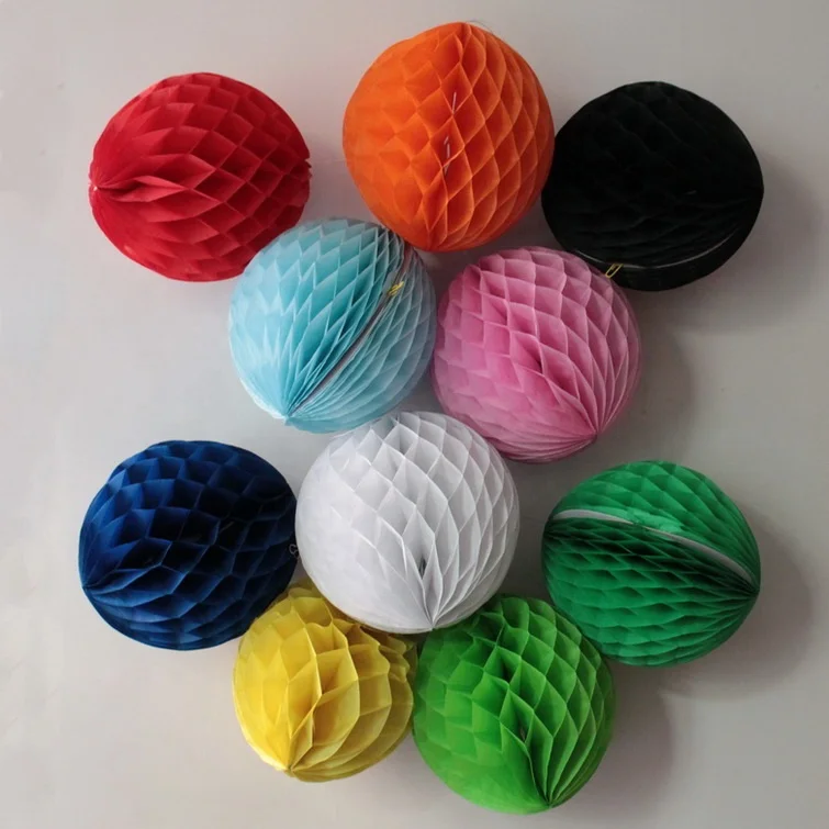 10 дюймов (25 см), свадебная салфетка, сотовый шар, фонарик, украшения для вечеринки