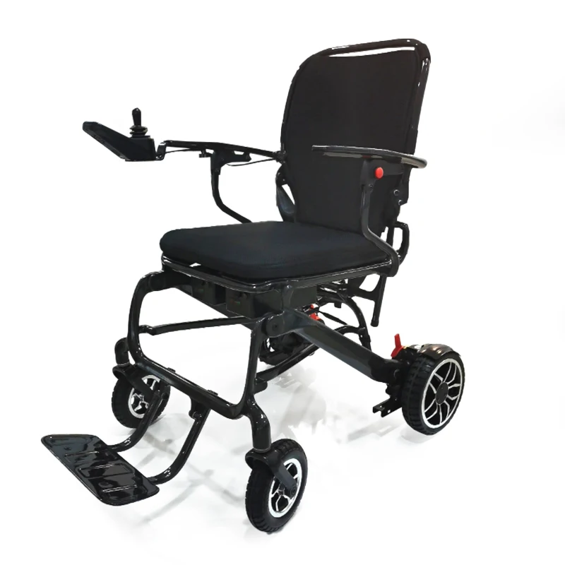 Carbon fiber portable foldable electric wheelchair for the elderly disabled