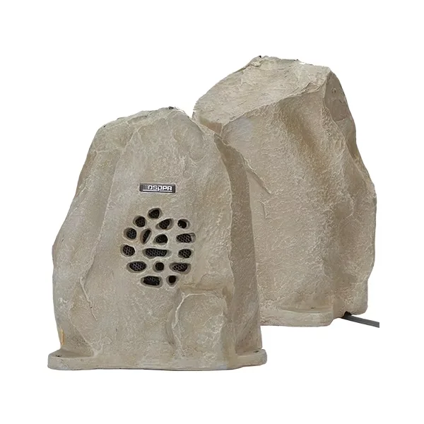 6.5inch 10w 20w Passive Outdoor Rock Shaped Stone Landscape Speakers Waterproof Lawn Speakers for Park