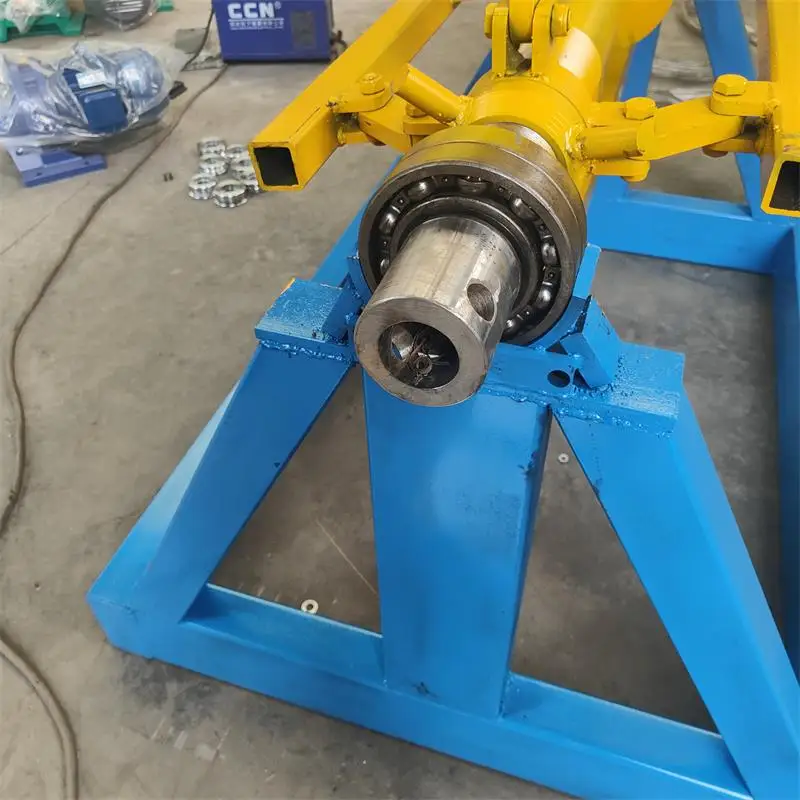 Unwind Shaft Metal Steel Coil Single Mandrel Uncoiler Manual Decoiler For Punch Press