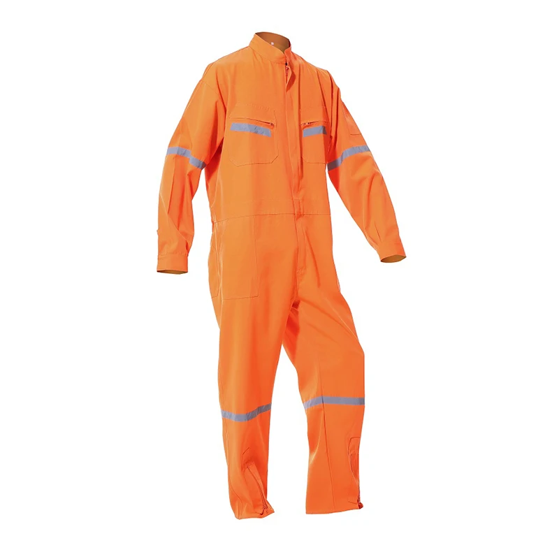 Quality Assurance The Reflective Strip Design Attracts Attention Safety Long Sleeve Work Clothes