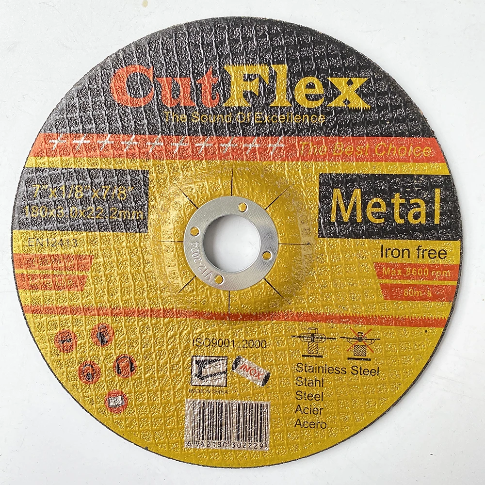 Cutting disc for steel metal inox 4+1 230 x 3 x 22.2 mm cutting discs