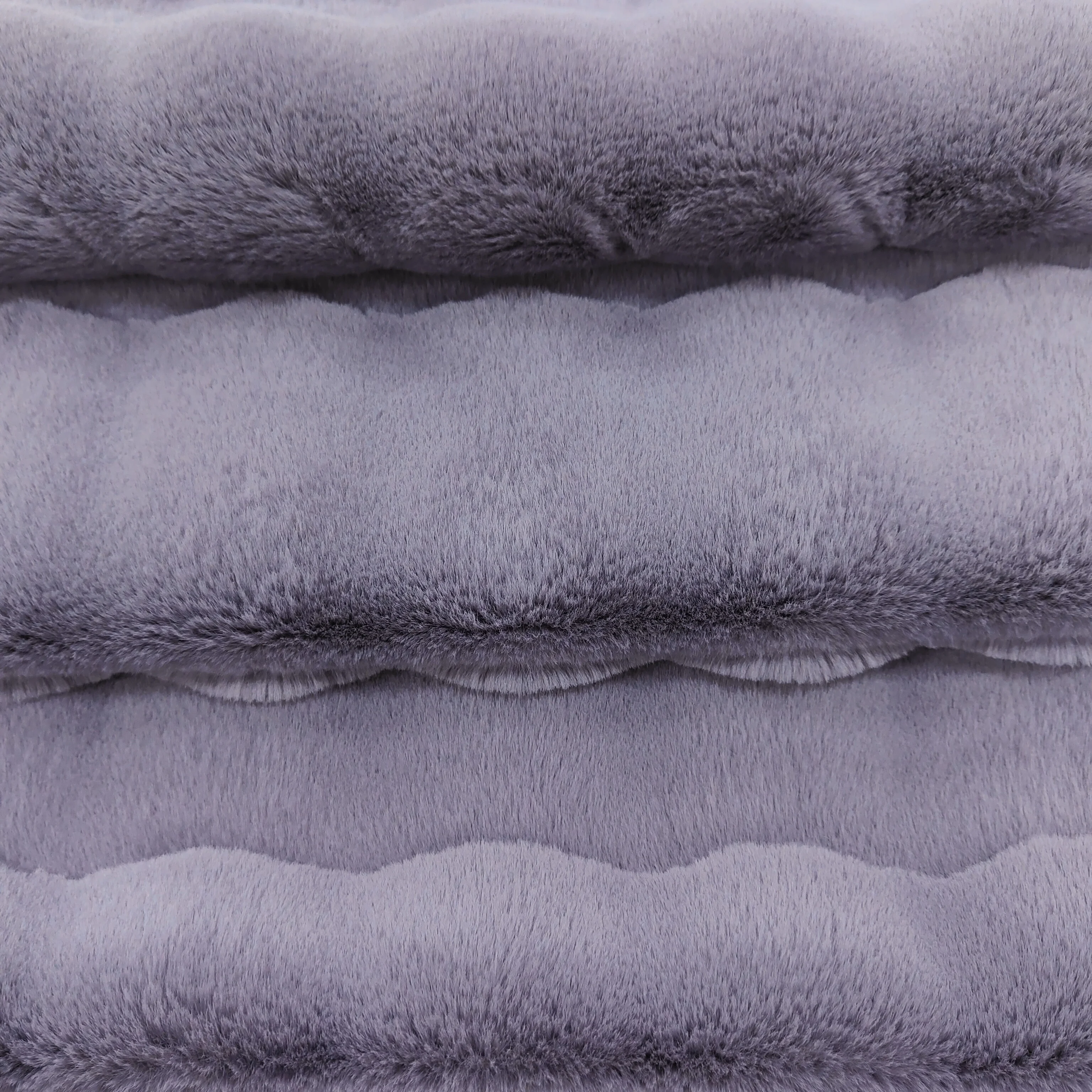 Danish Mink Polyester Wrap Knitted Fabric Faux Rabbit Fur Fabric for Garment Home Textiles