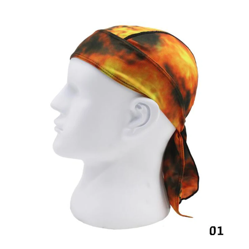 Breathable Bandana Pirate hat Quick Drying Outdoor Cycling Riding Sports Headgear Moisture Wicking  Headband