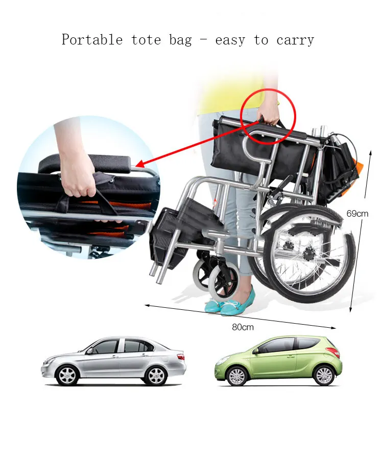 Wholesale Light Weight Steel Manual Foldable Wheelchairs Stair Climbing Wheelchair Foldable