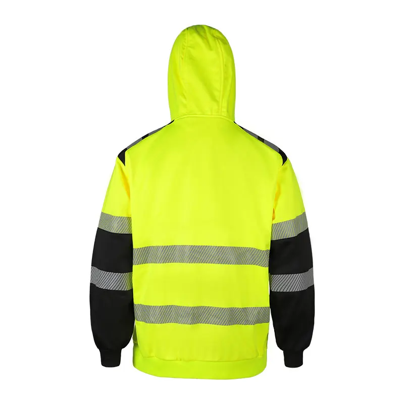 Fire Retardant workwear Customized winter hoodie high visibility mens jacket waterproof safety reflective jackets