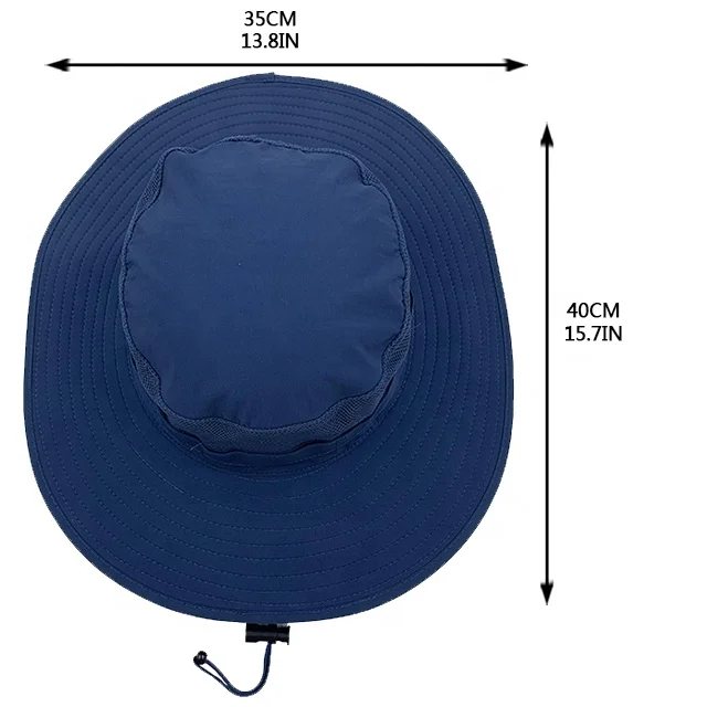 Factory Wholesale custom logo mesh breathable bucket fisherman hat UV Protection sun jungle hat quick dry wide brim bonnie hat