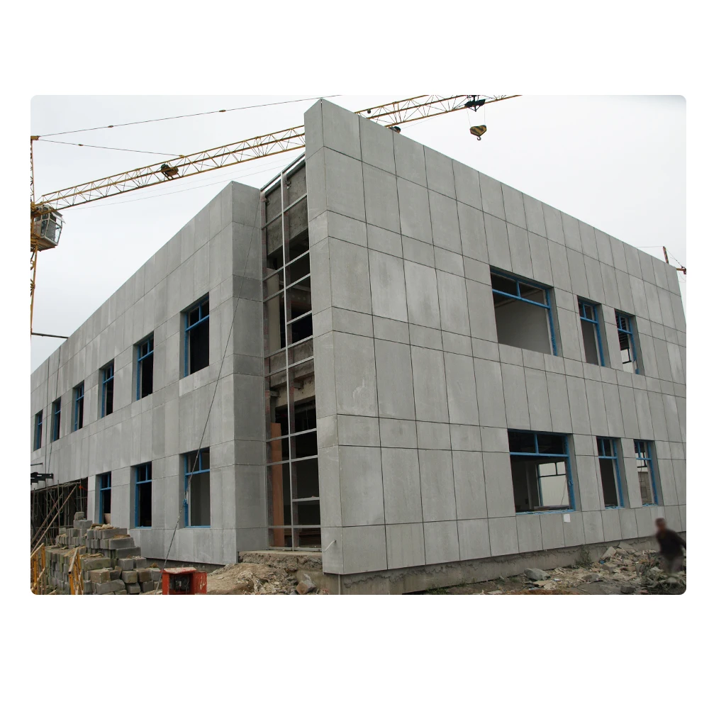 Cheapest Modern Building Materials Facade Panel Exterior Wall Cladding Faux Concrete Tile