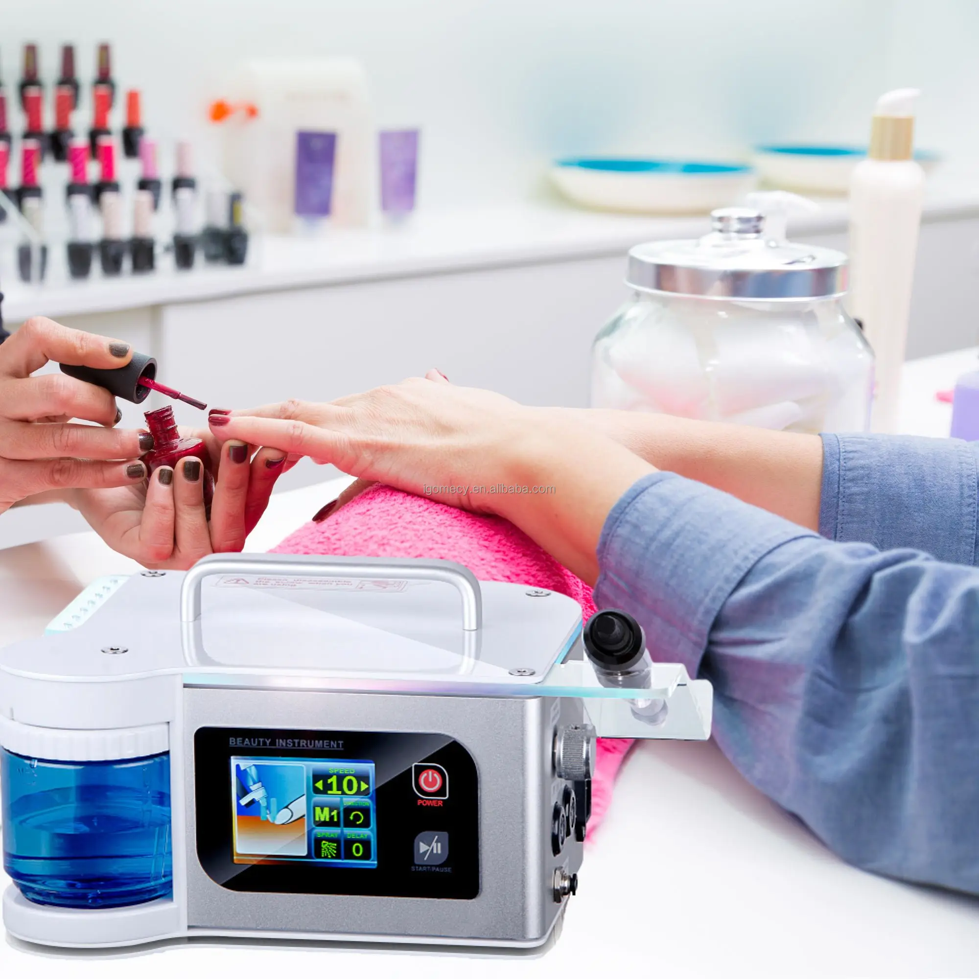 GOMECY Strong Powerful High Quality Super Rotating Speed Nails Polishing Micromotor Nail Drilling Machines Portable