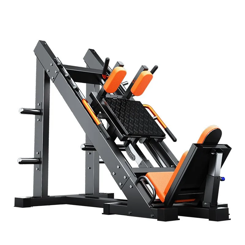 45-Degree Leg Press and Hack Squat Combo Machine Multi-Function Leg Curl and Leg Press Trainer for Home and Gym Use