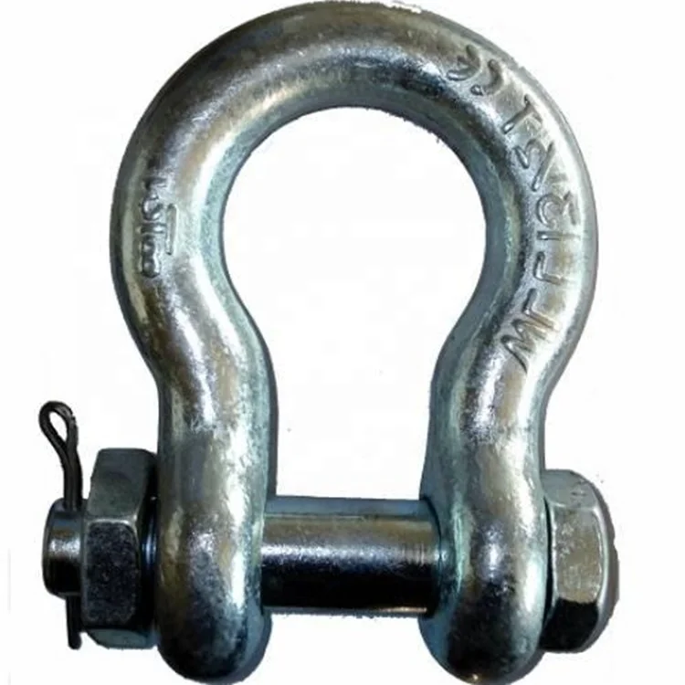 Safety Bow Type Shackle With bolt and nut G2130  Bow Shackle