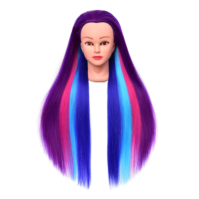 Factory wholesale price female model head salon barber shop hairdresser training hair