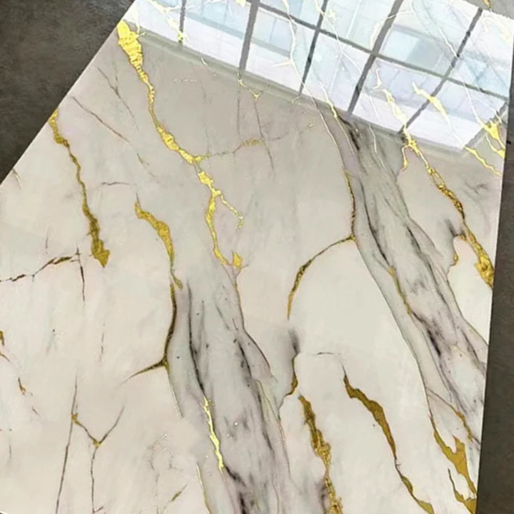 Cheap Price China Laminate Plastic Sheet PVC Marble Board UV Protective Wall Panels For Shower