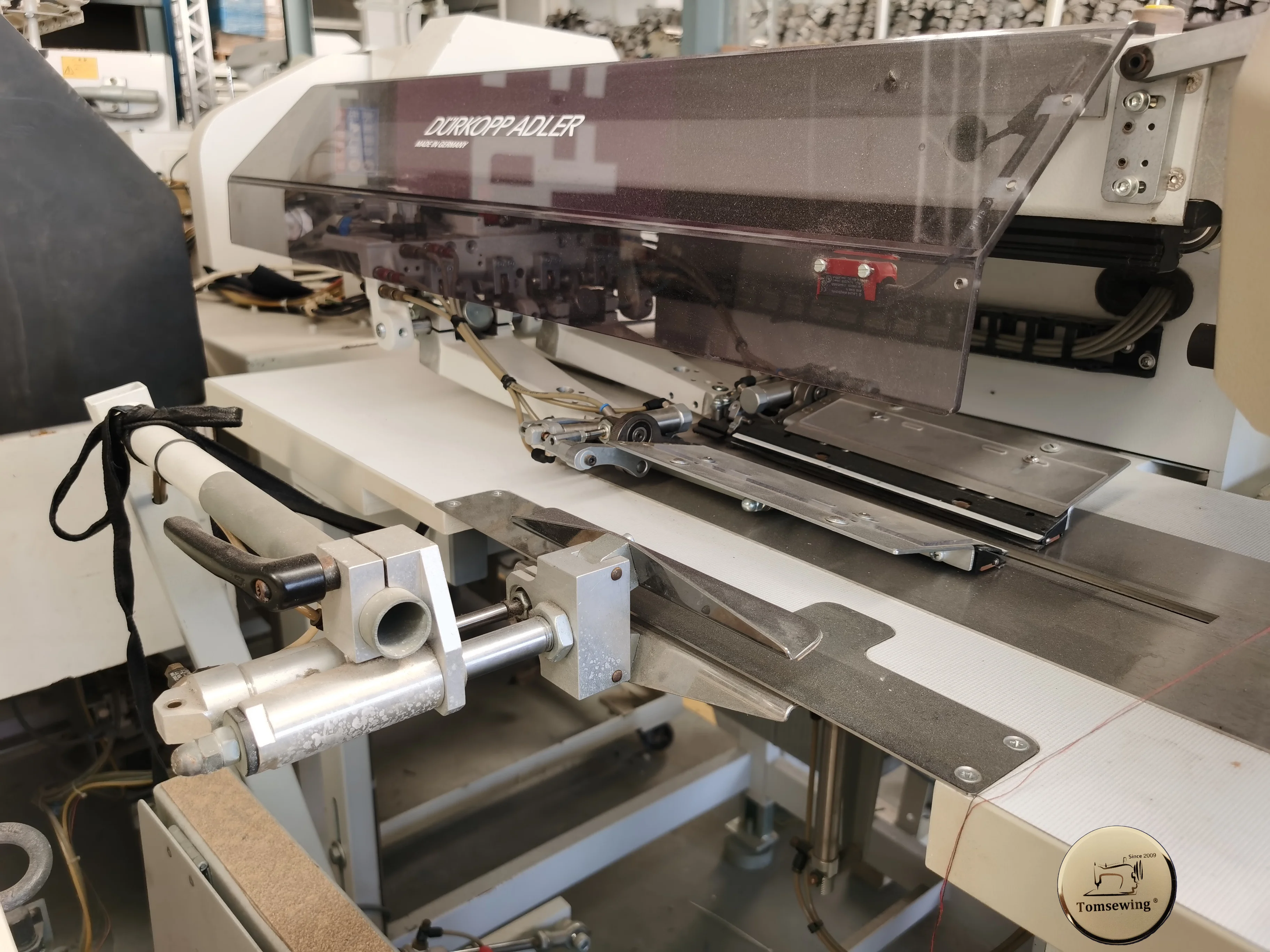 Used Durkopp 745 Automatic Pocket Welting Machine Second Hand Reconditioned By Tomsewing Sale in Italy Turkey