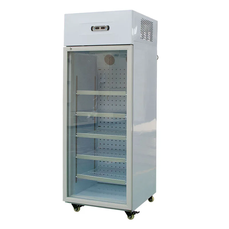 460L 8~20 Degree Glass Single Door Pharmacy Refrigerator