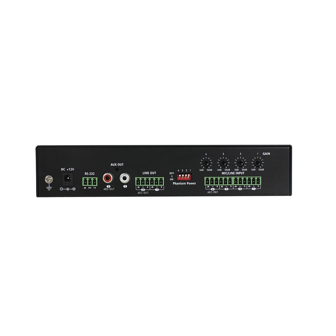 T Professional 4-Input 2-Output Automatic DSP Audio Management Digital Processor