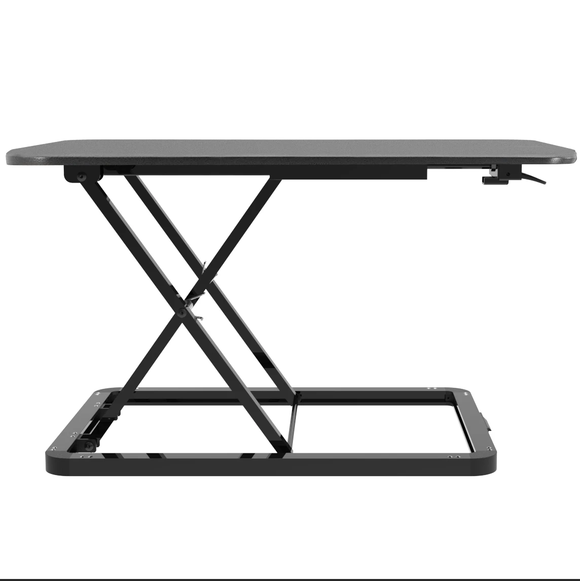 FocusMount Office Folding Height Adjustable Sit to Stand Desk Riser Computer Desktop Monitor Office Workstation Converter