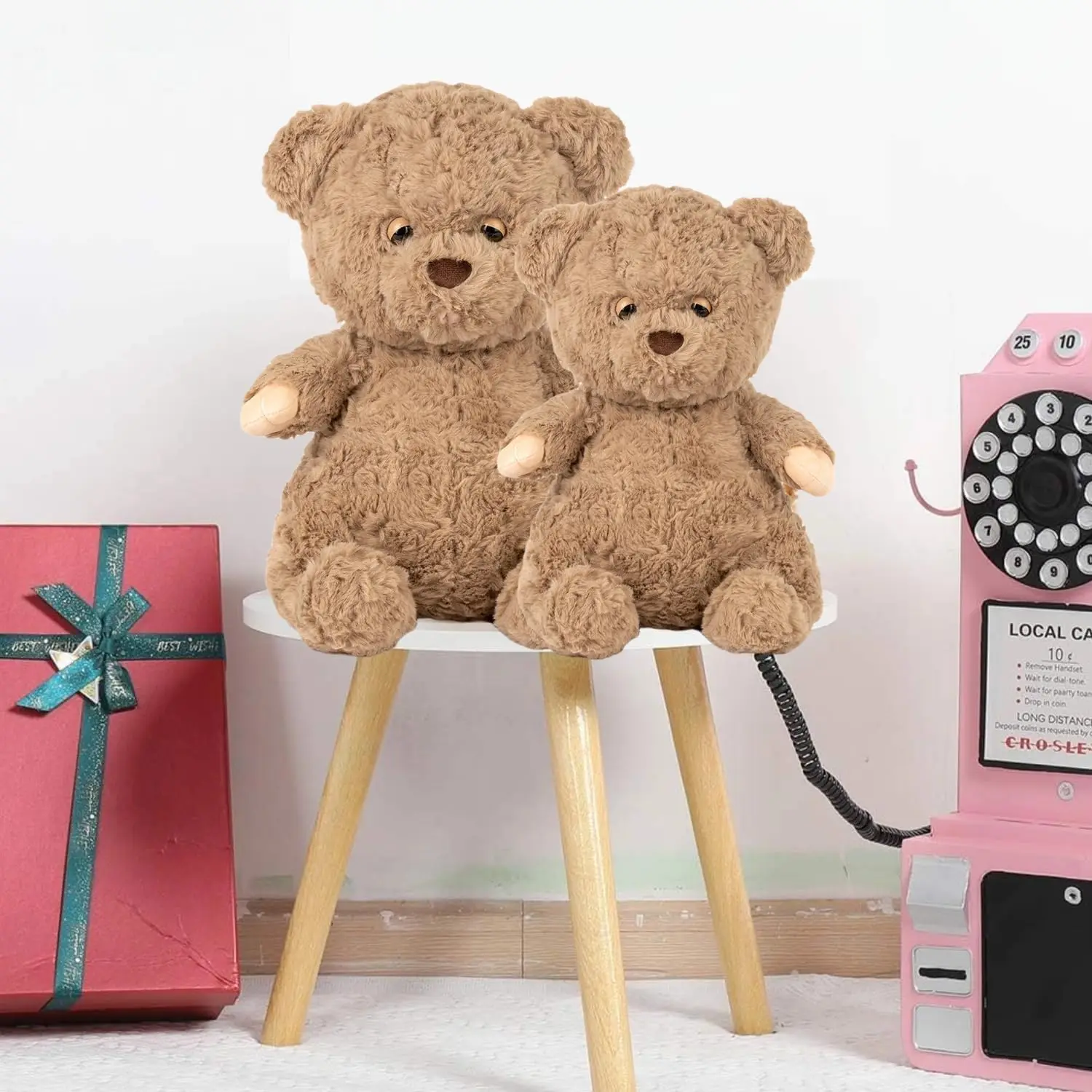 Teddy Bear Stuffed Animal 9 Inch Brown Bear Plush Toys Cute Stuffed Teddy Bear Plush Gifts for Kids