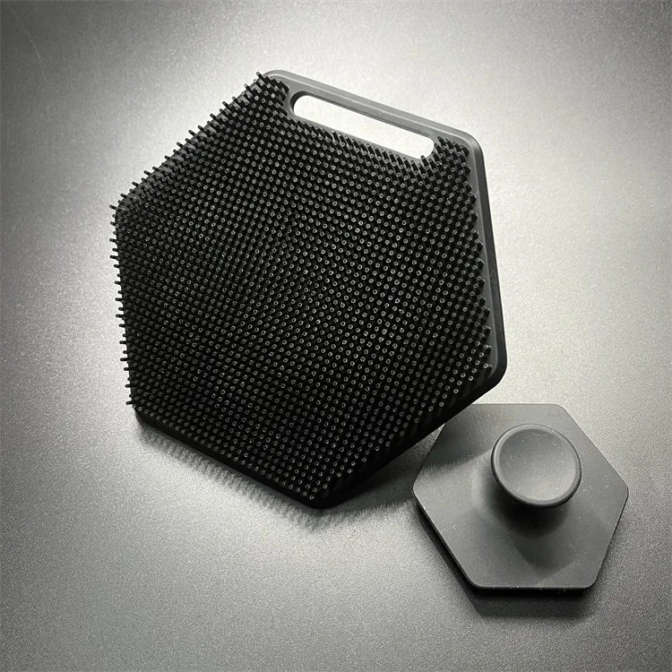 2021 New arrival Black Silicone Body  Scrubber Body Brushes
