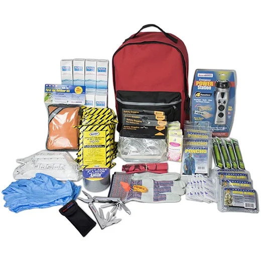 72 Hour mochila y kit de supervivencia Deluxe Emergency Kit, First Aid Kit mochila de supervivencia