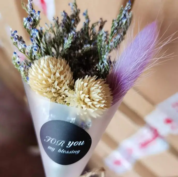 Christmas DIY small decorative preserved mini natural dried flower bouquet