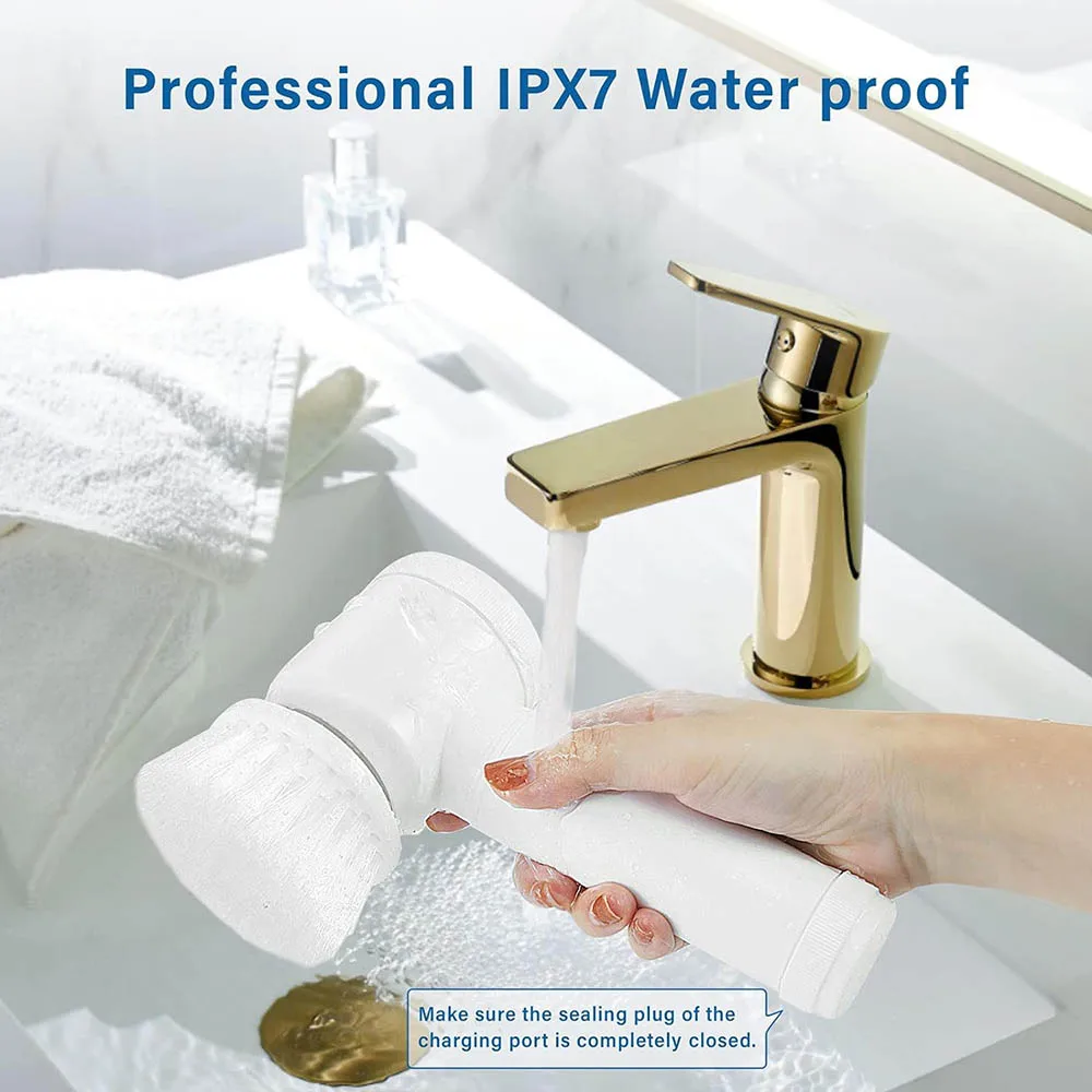 Hot Selling Household Cleaning Tools Polisher Sponge Electric Spin Brush IPX6 Multifunctional Spinning Electric Brush