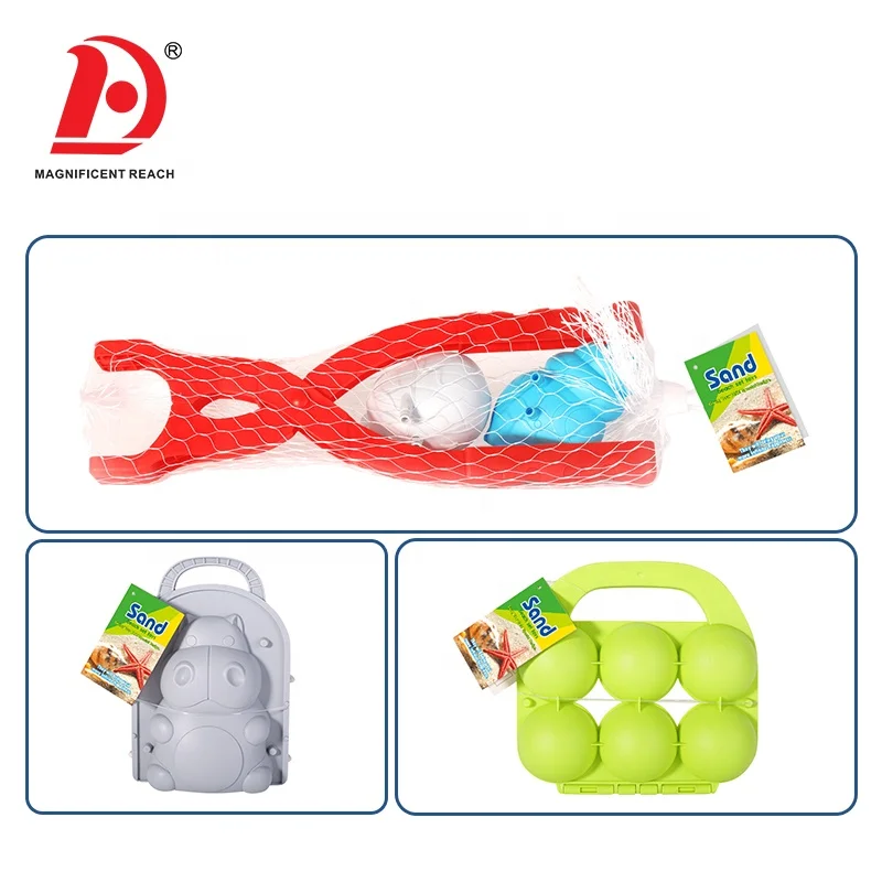 HUADA 2023 New Beach Sand Mold Toy Children Snow Ball Mould Clip Toys Snowball Maker For Kids Outdoor Playing
