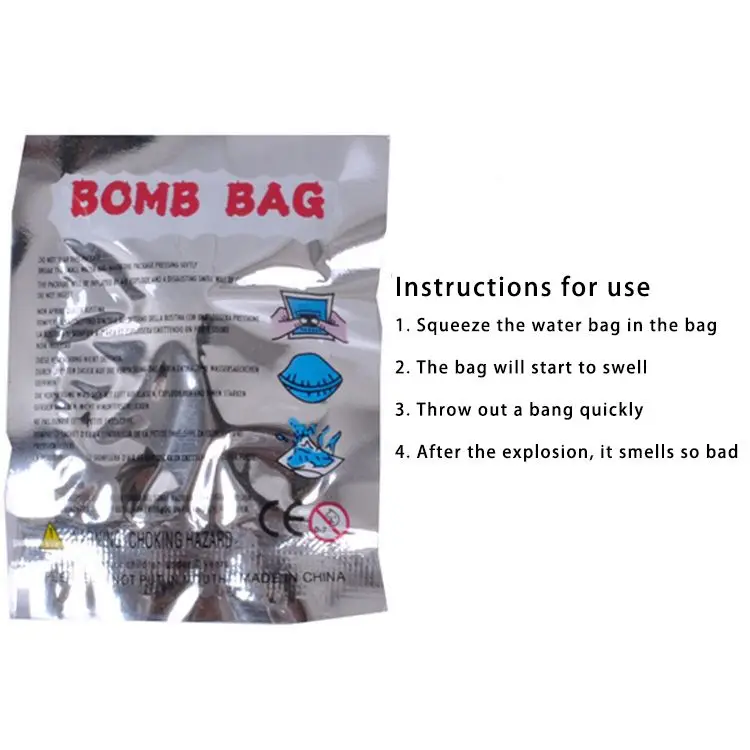 New Fart Bomb Bags Prank Joke Stinky Smelly Novelty Toys perfume Fart bomb bag joke toys Party joke toys Fart Bomb
