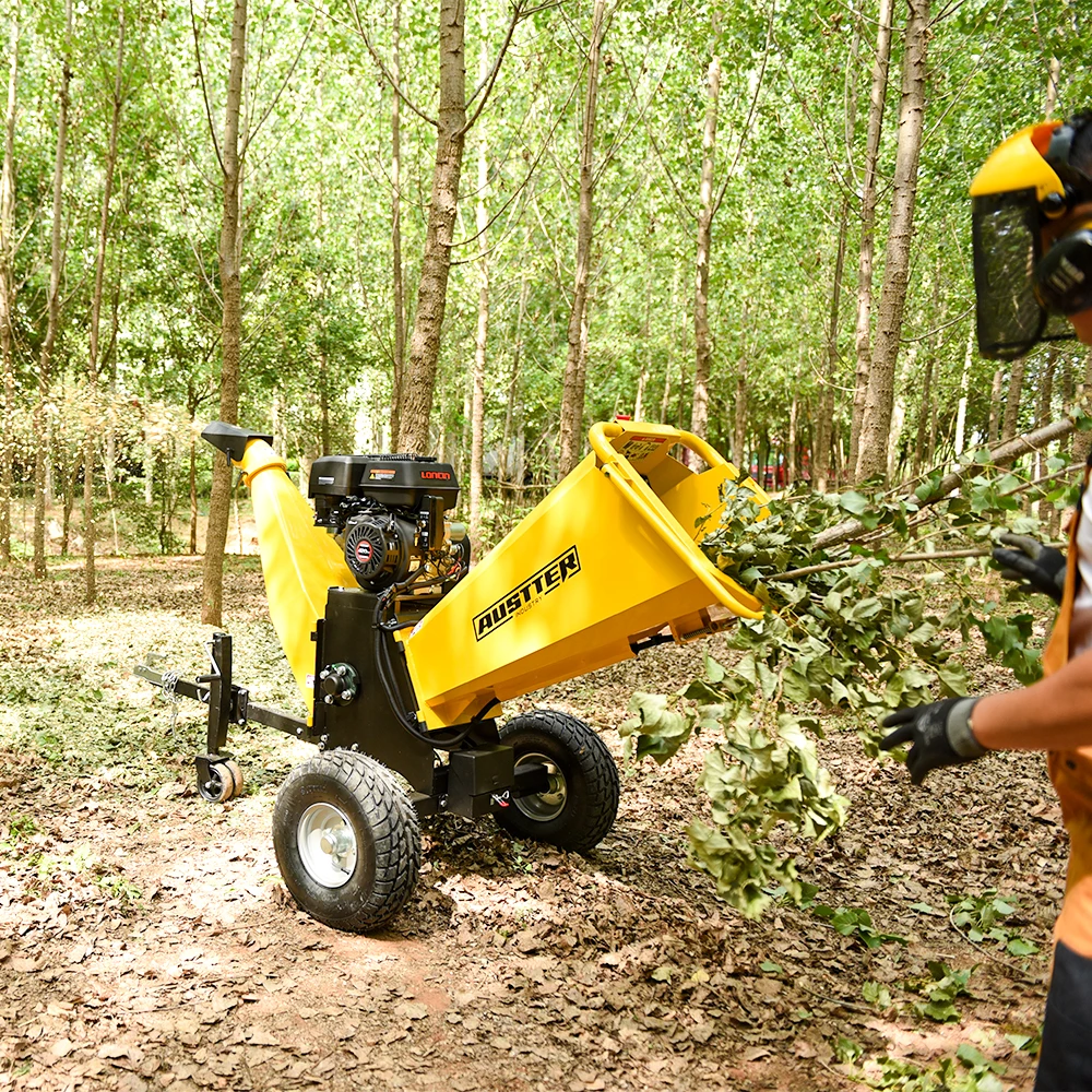 Бренд AUSTTER P4206 установка на прицепе гравитационная подача 15 л.с. бензиновый двигатель измельчитель