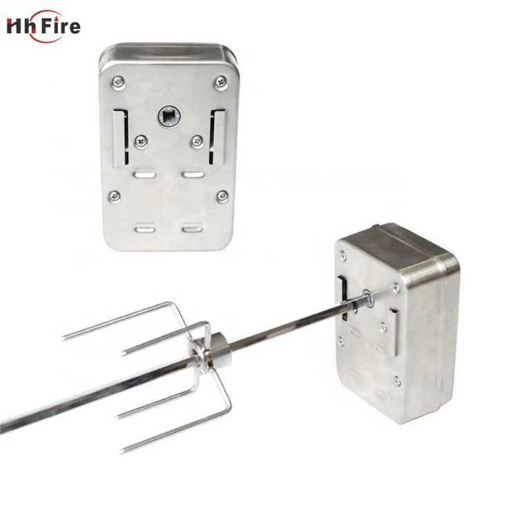 Wholesale BBQ Tool Skewer Set Spit Rotisserie Kit For Gas Grills Charcoal Grill Ring Rotisserie Kit