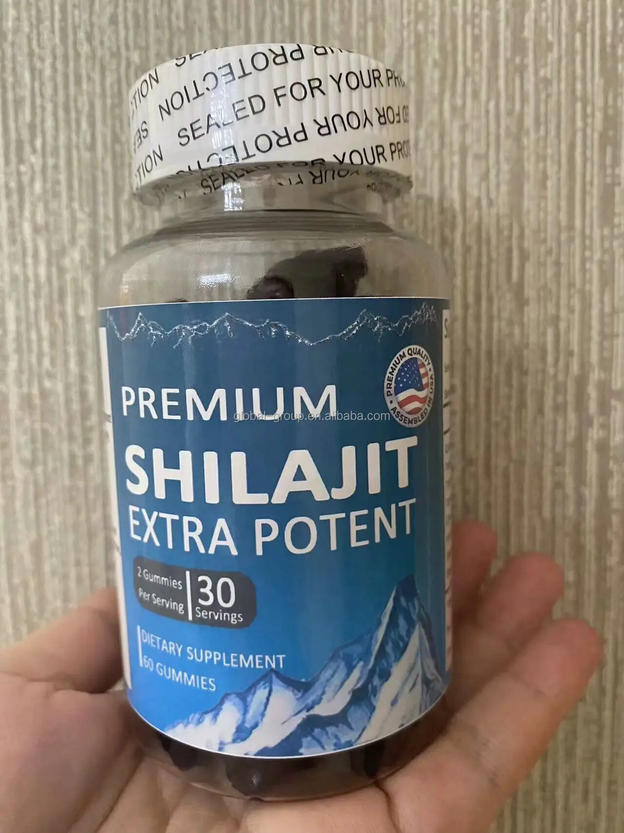 Private Label Health Herbal Shilajit Extract Gummies Fulvic Acid Pure Himalayan Shilajit Gummy