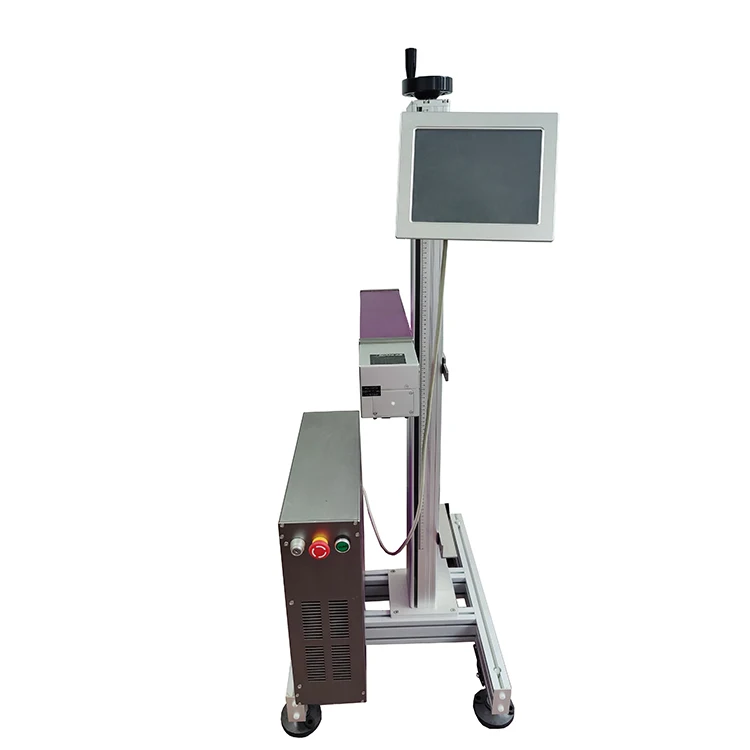 Linservice portable laser qr code jet coding machine for bottle metal jewelry plastic steel aluminum gold silver