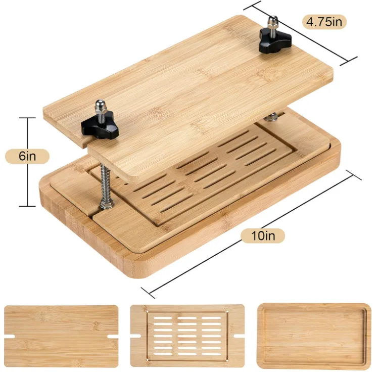Bamboo Tofu Press, Built in Tofu Strainer and Drip Tray Tofu Drainer and Squeezer
