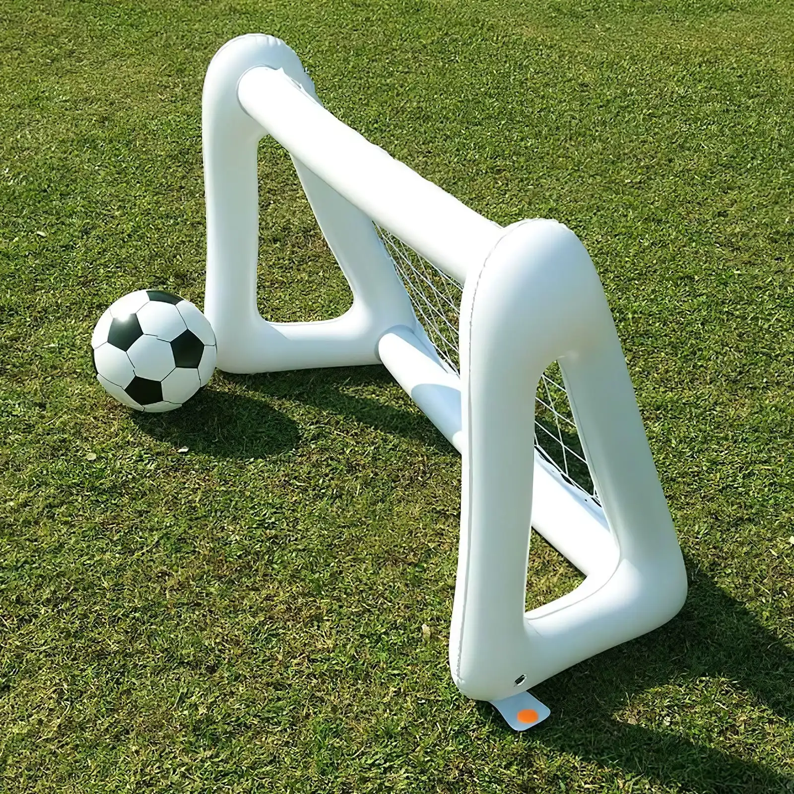 Funworldsport Best-selling Kids Football Training Goal Inflatable PVC Kids Kick Games For Amusement On Sale